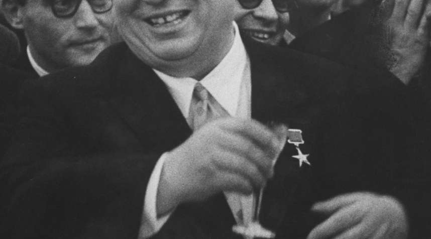 In any year, Khrushchev was as extraordinary a dictator as the world has ever seen. Not since Alexander the Great had mankind seen a despot so willingly, so frequently, and so publicly drunk. Not since Adolf Hitler had the world known a braggart so arrogantly able to make good his own boasts. In 1957 Nikita Khrushchev did more than oversee the launching of man's first moons. He made himself undisputed and single master of Russia. Few men had traveled so far so fast.  —