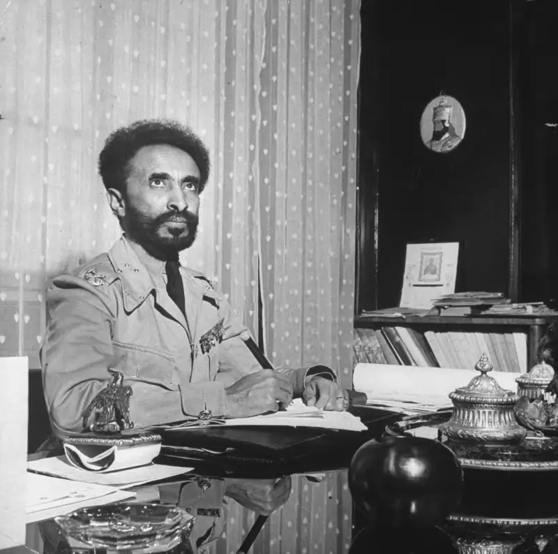 Above all, Haile Selassie has created a general, warm and blind sympathy for uncivilized Ethiopia throughout civilized Christendom. In the wake of the world's grandiose Depression, with millions of white men uncertain as to the benefits of civilization, 1935 produced a peculiar Spirit of the Year in which it was felt to be a crying shame that the Machine Age seemed about to intrude upon Africa's last free, unscathed and simple people. They were ipso facto Noble Savages, and the noblest Ethiopian of them all naturally emerged as Man of the Year. —