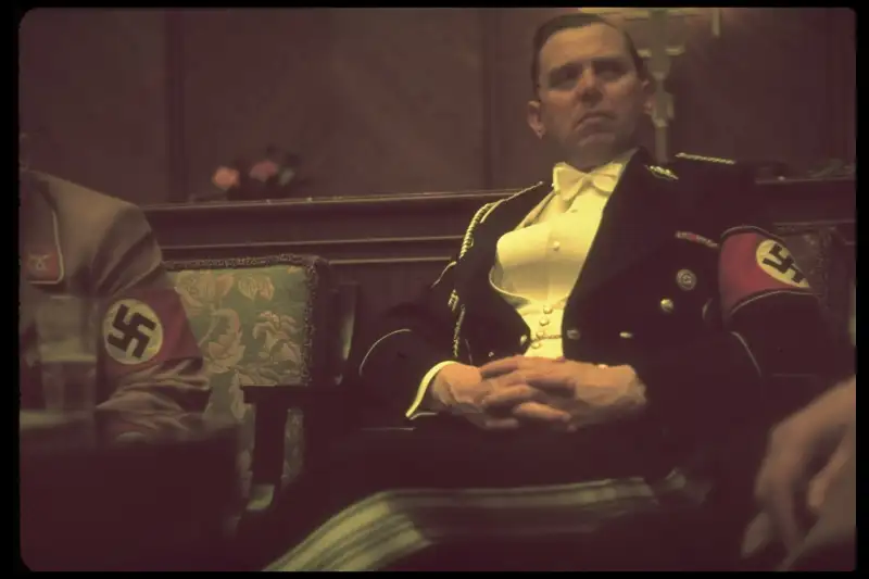 Julius Schaub, Hitler's personal aide and adjutant, at a party.