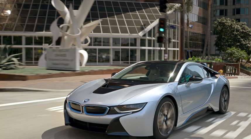 BMW's sleek new i8 Sports Coupe hides a 3-cylinder engine under the hood.