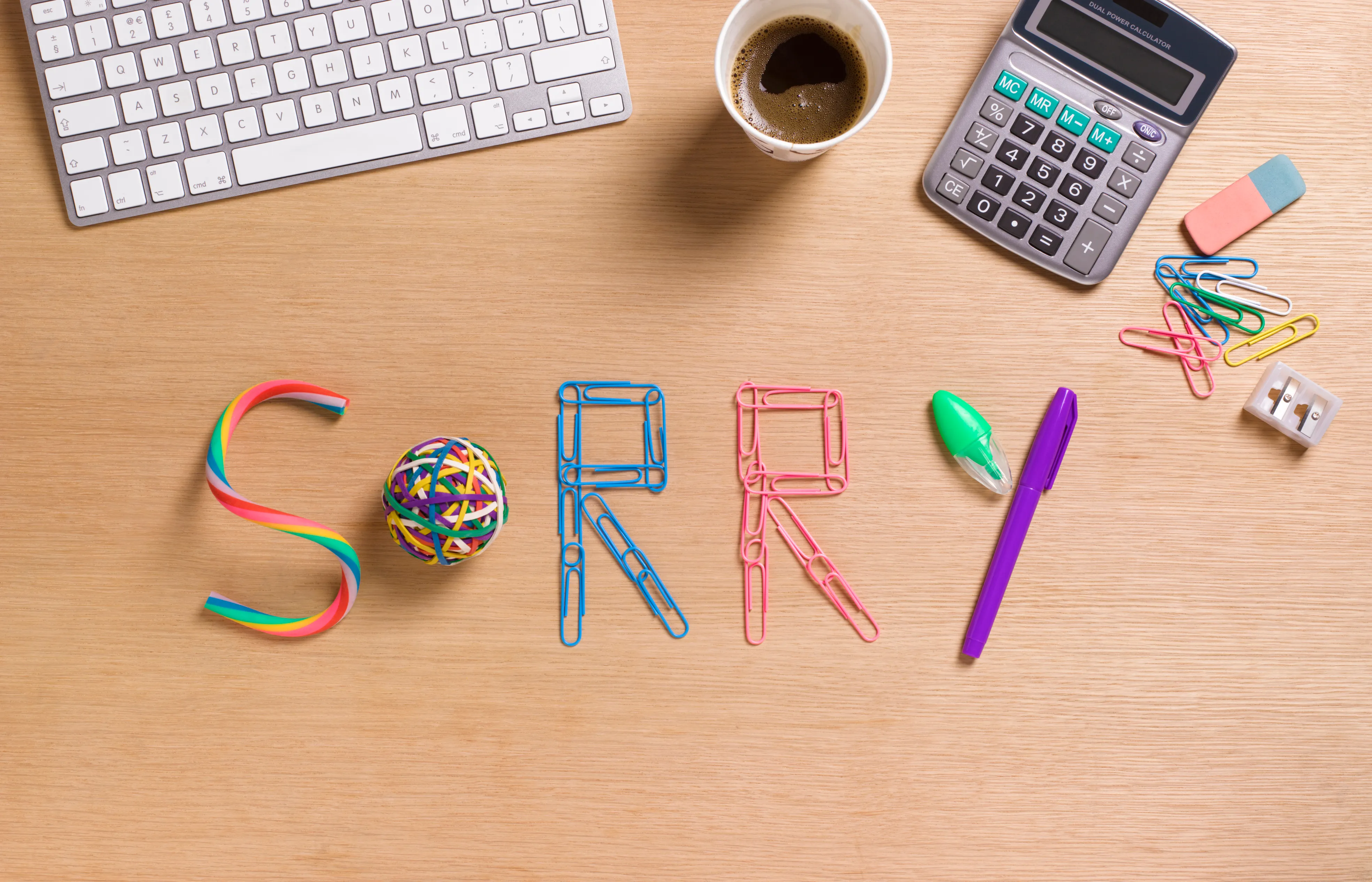 At the Office, &quot;Sorry&quot; Seems to Be the Hardest Word