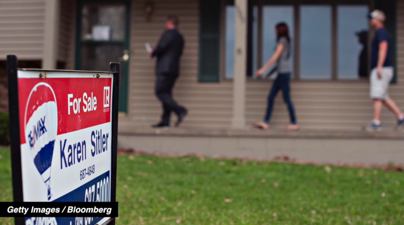Home for Sale, real estate agent with home buyers