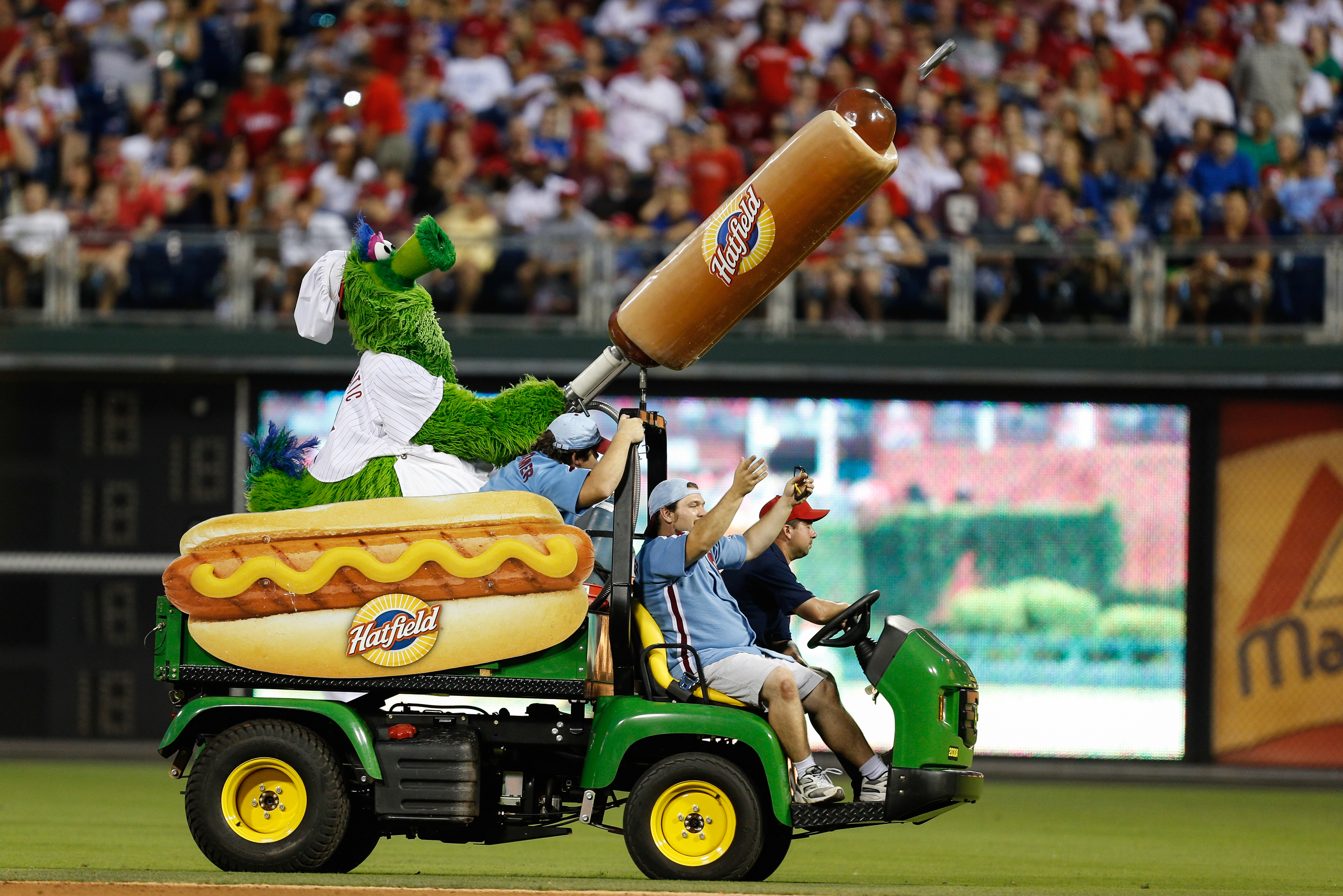 Dollar Hot Dog Night at the MLB game between the Houston Astros