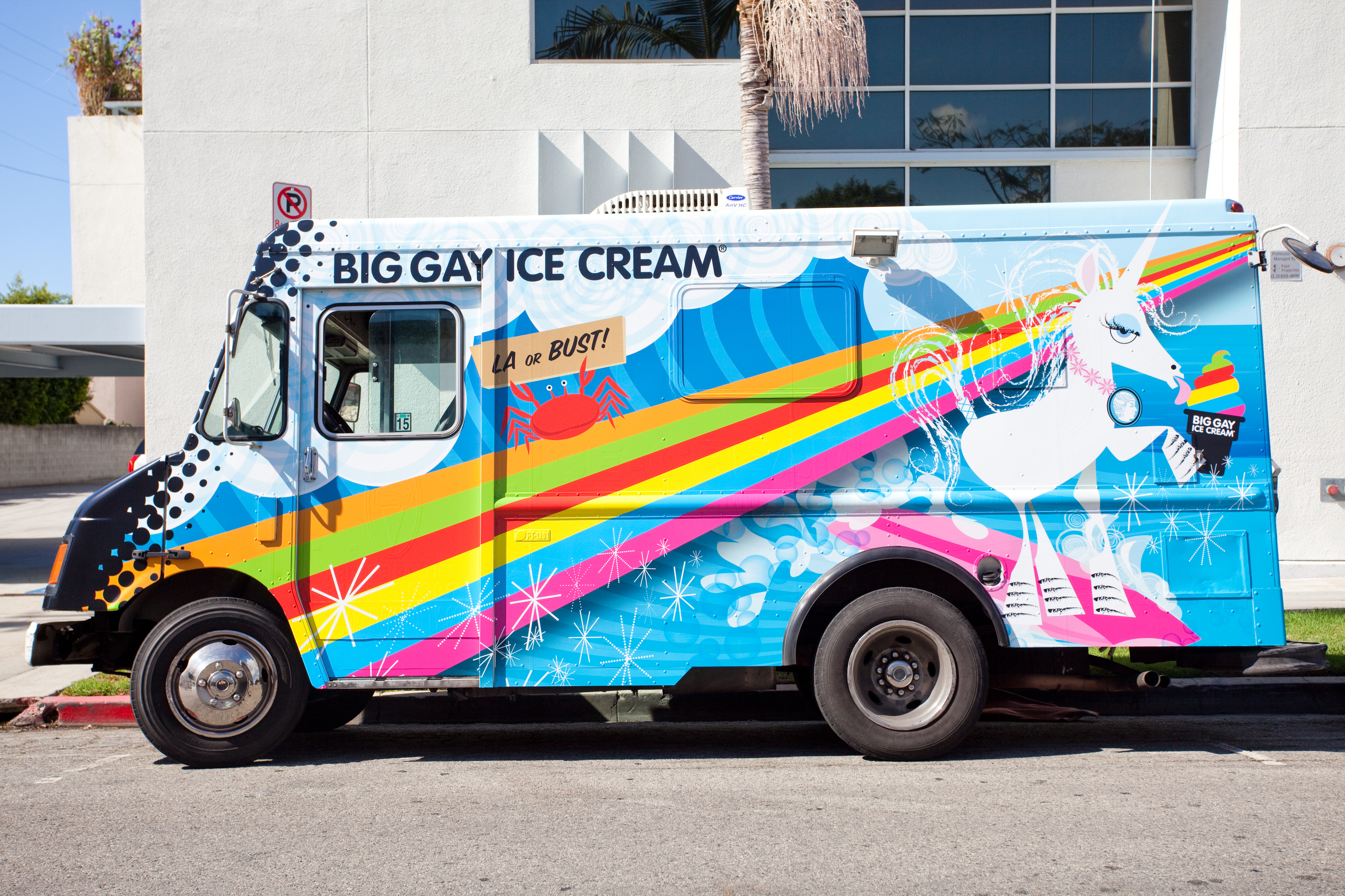Big Gay Ice Cream truck in Los Angeles