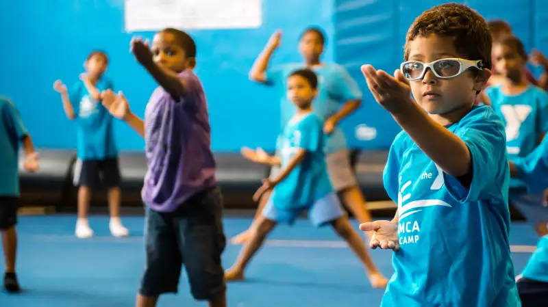 Martial Arts at the Cross Island YMCA summer camp.