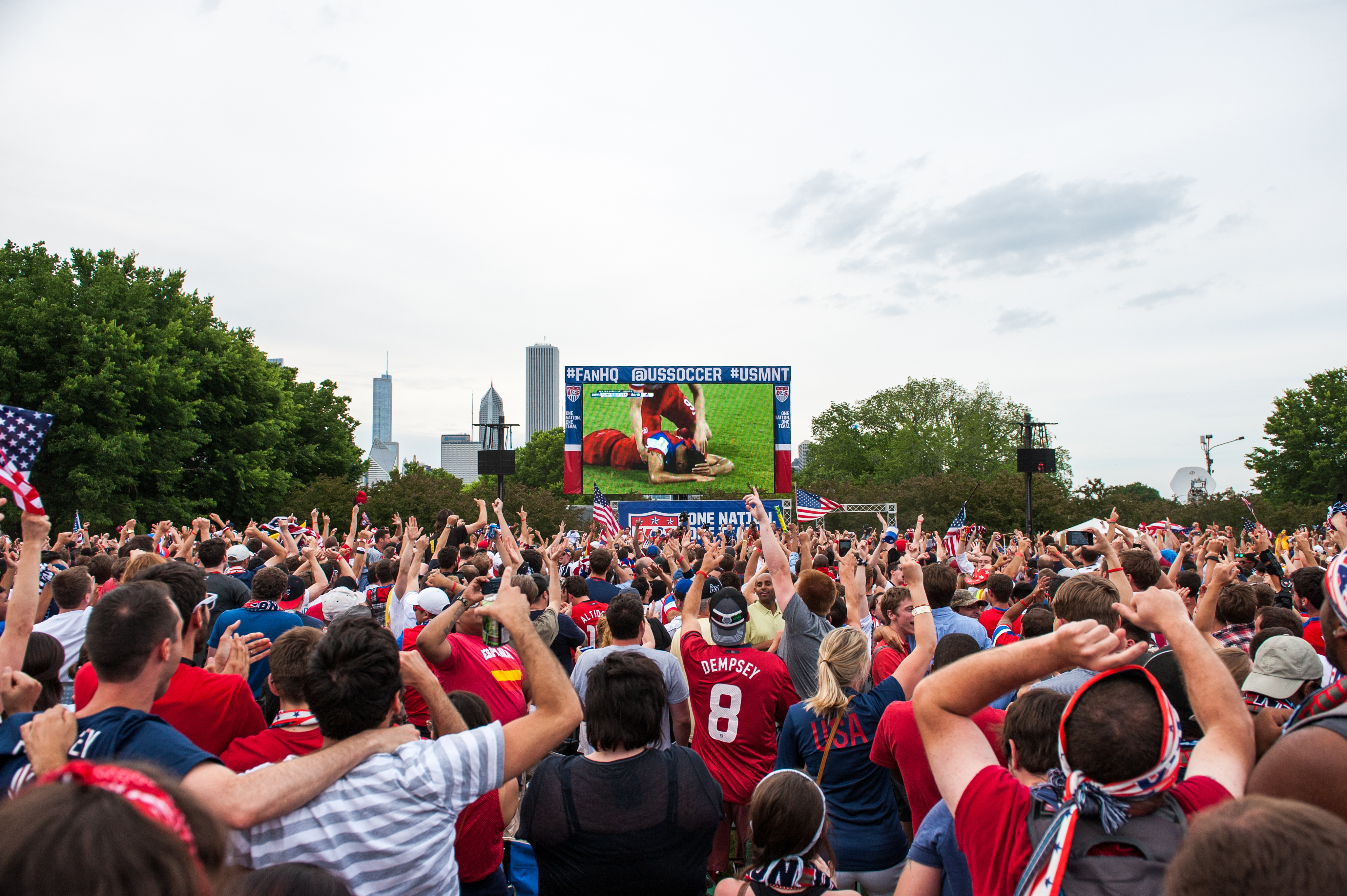 Watch USA-Germany World Cup Match Free at Viewing Parties in 12 U.S