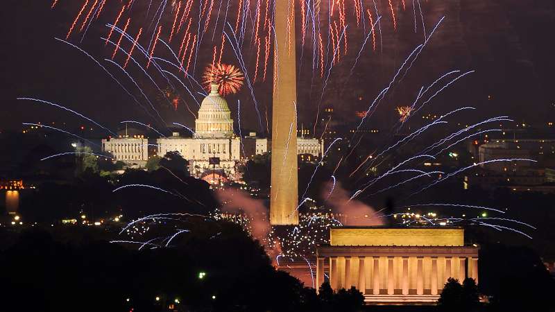 4th of July Fireworks on the National Mall