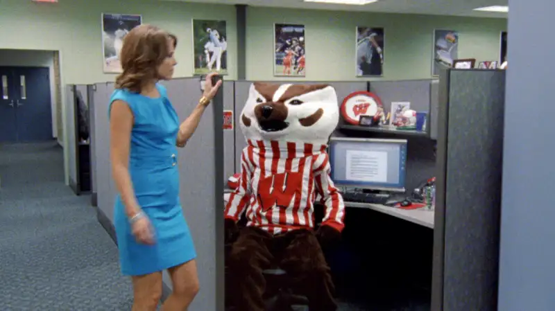 ESPN This is SportsCenter campaign with Bucky the Badger, the official mascot of the University of Wisconsin–Madison, by Wieden+Kennedy.