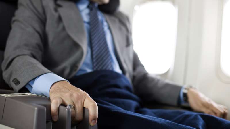 An anxiety filled flight can make it tough to give your best at work.