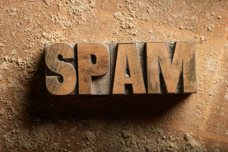Wooden SPAM stamp