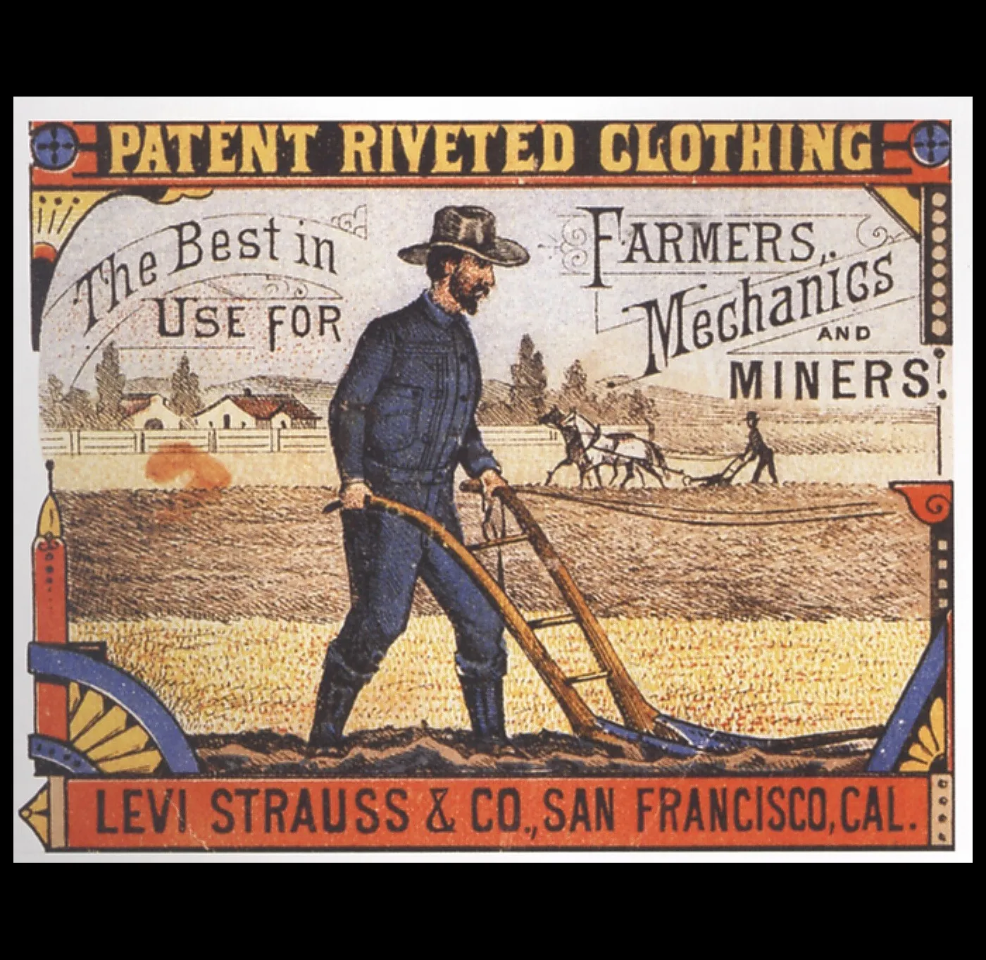 The 1880s: Levis original USA jeans were still a novelty.