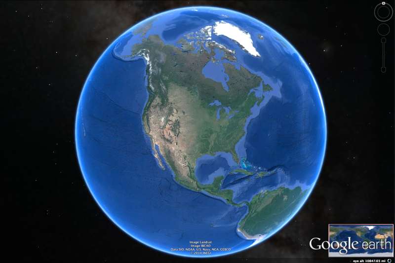 Google Earth view