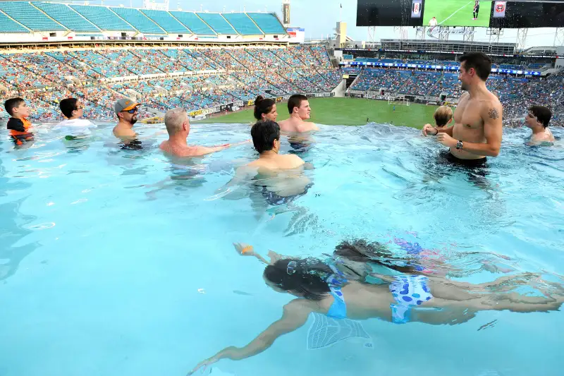 Pool at the Jacksonville Jaguars stadium