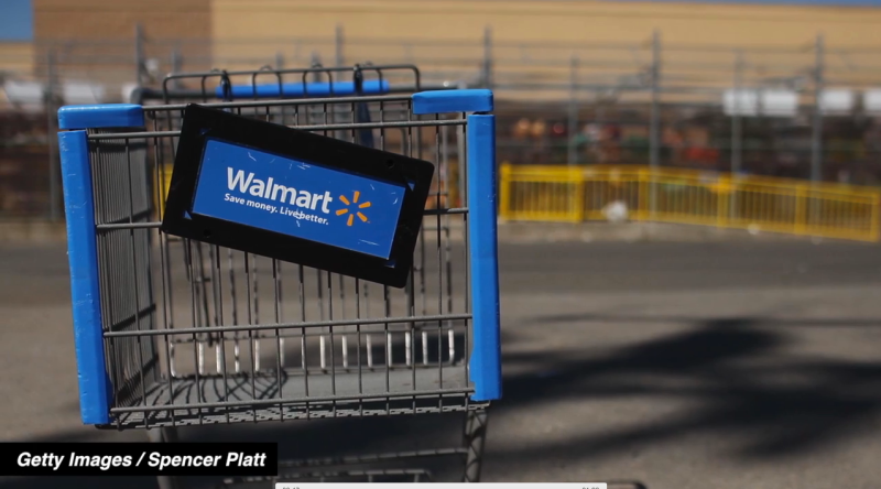 Walmart shopping cart