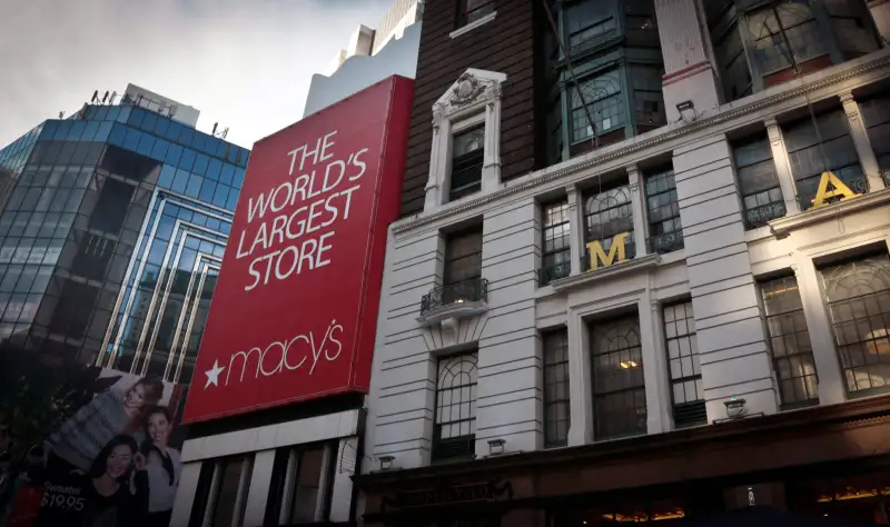 A view of a Macy's flagship store in New York.