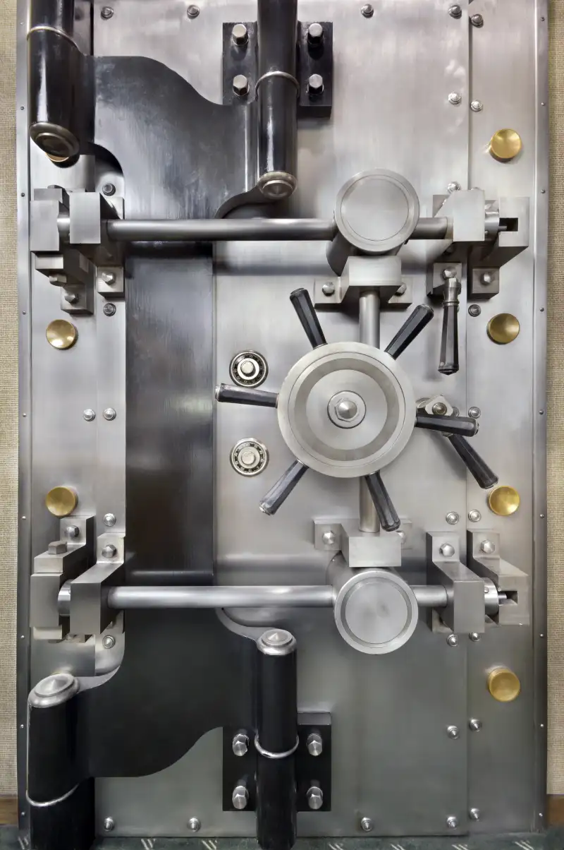 Bank vault door