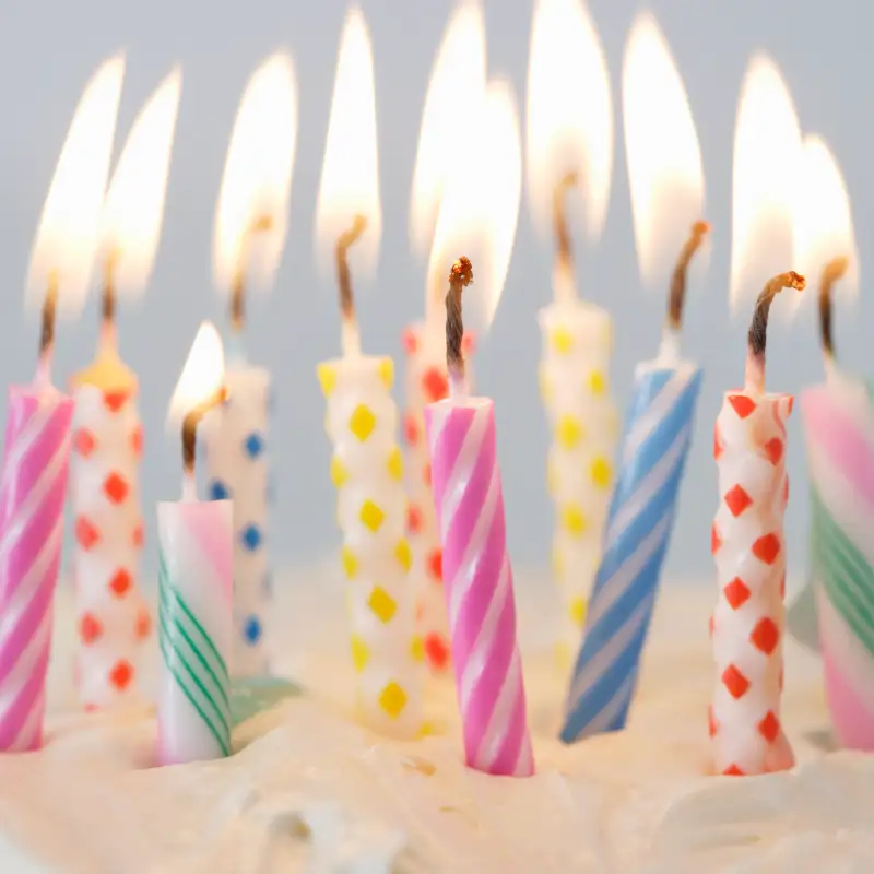 Birthday candles