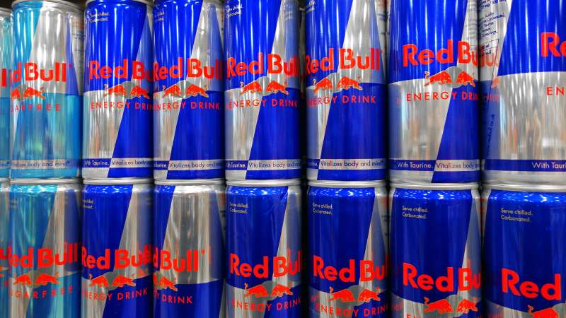 Redbull Energy Drink Cans
