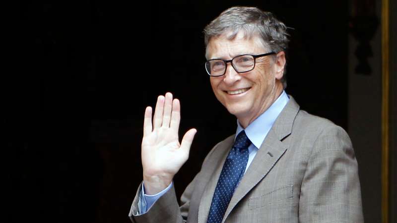 Bill Gates, co-founder of Microsoft, co-founder of Bill and Melinda Gates Foundation.
