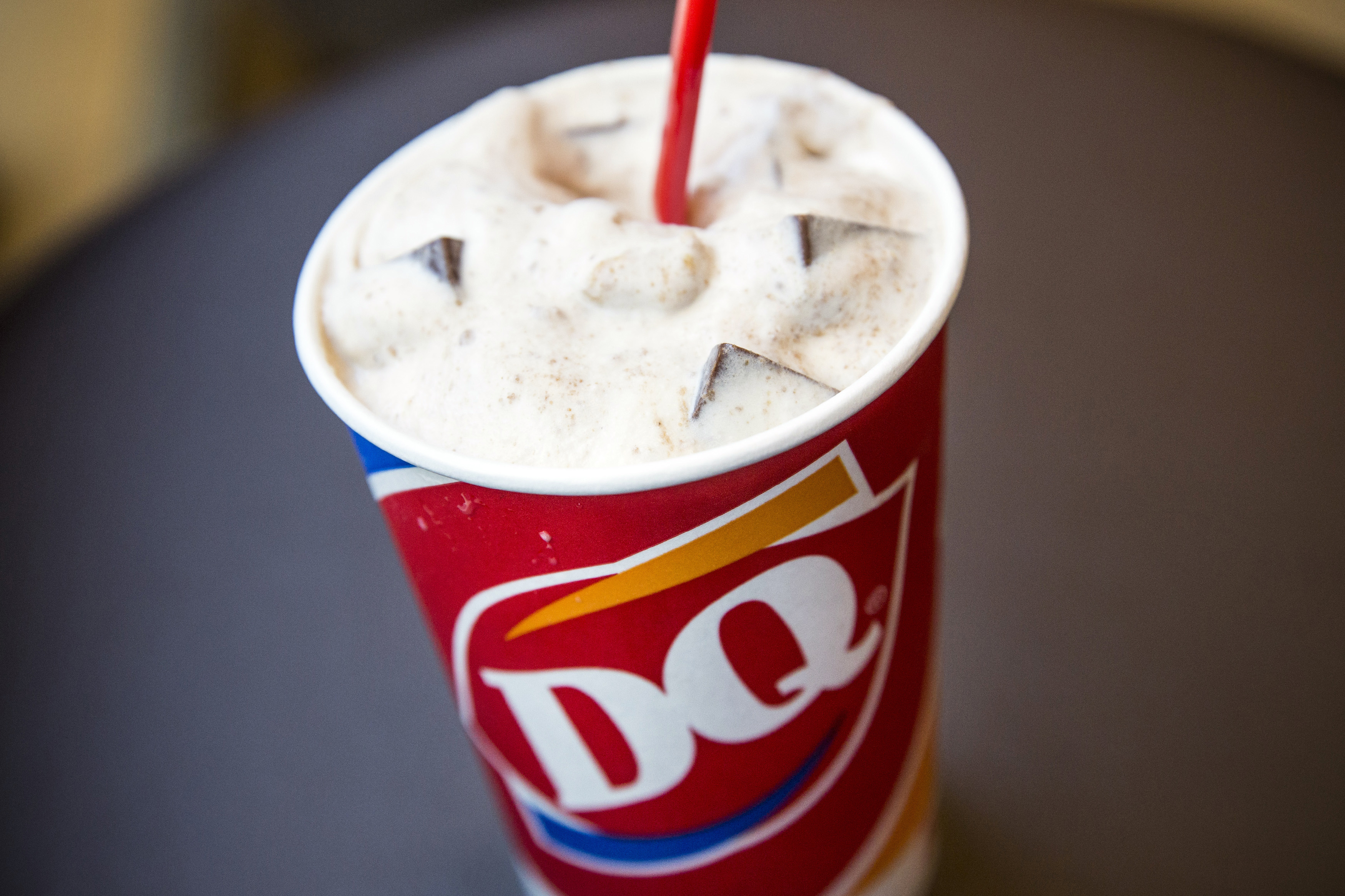 A S'mores flavored blizzard is seen at a Dairy Queen