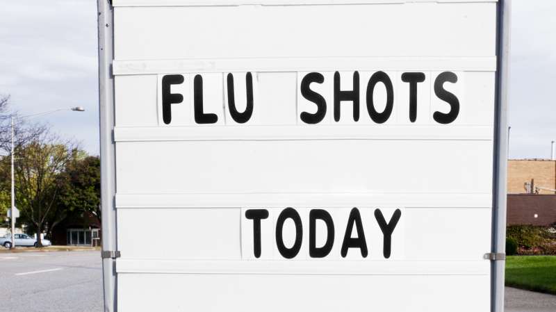 Flu Shot Sign