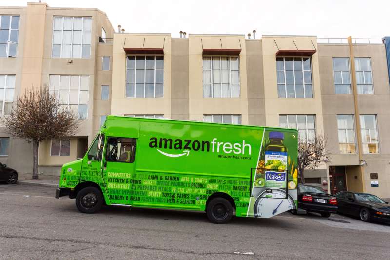 AmazonFresh delivery, San Francisco, CA.