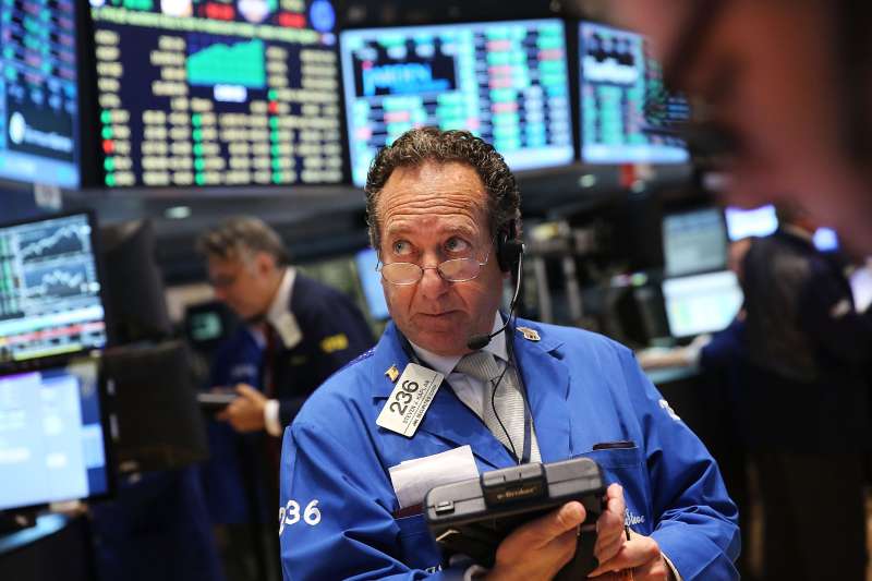 Trader on NYSE Stock Market Floor