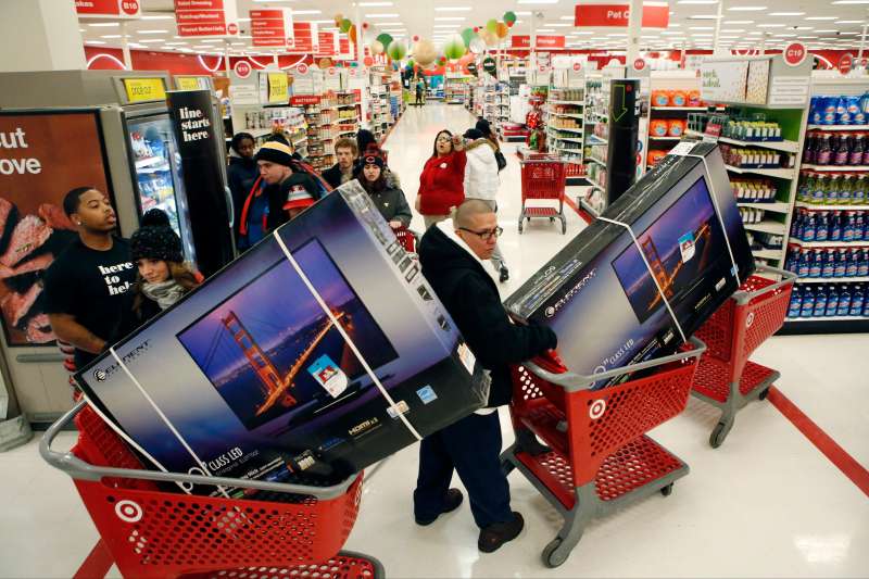 Early Black Friday Shopping At A Target Store