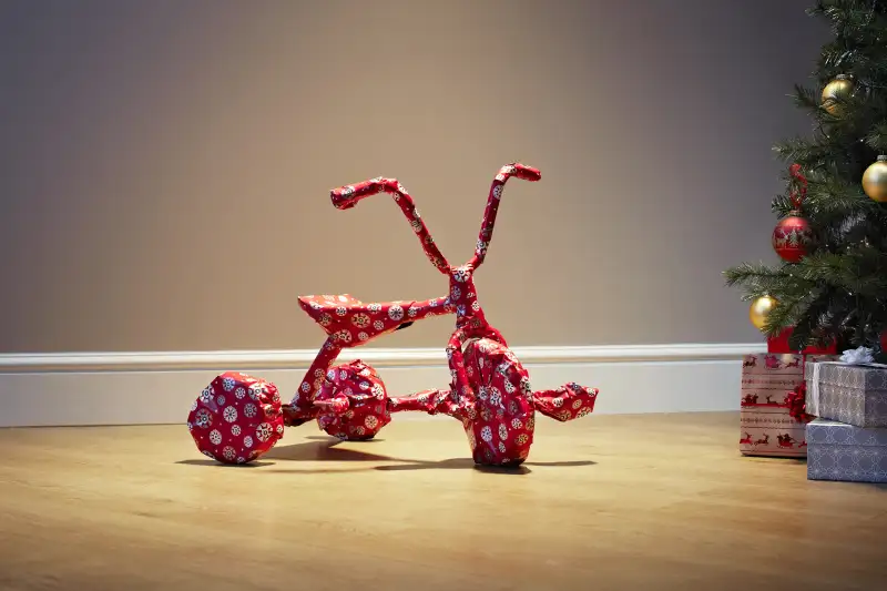 Wrapped bicycle