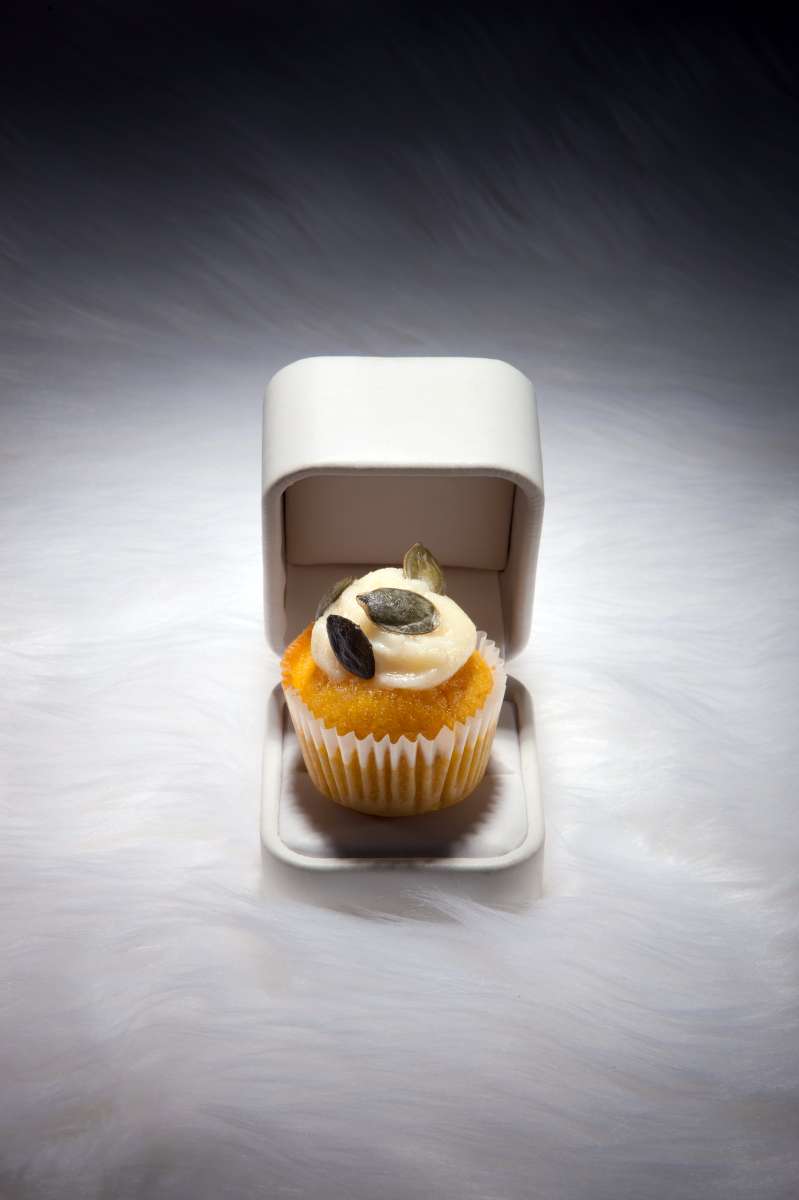 cupcake in a ring box