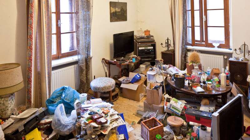 Hoarder apartment