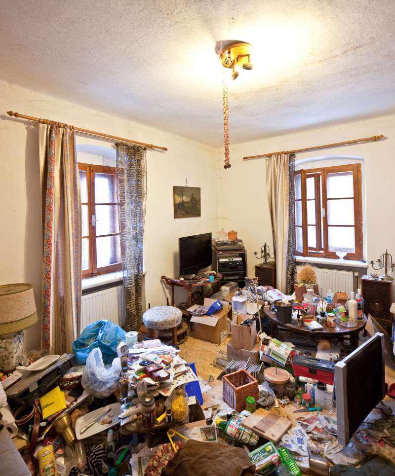 Hoarder apartment