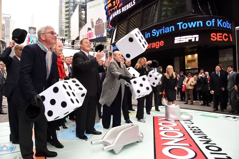 The  Monopoly Millionaire's Club  lottery launch at Times Square on October 20, 2014 in New York City.