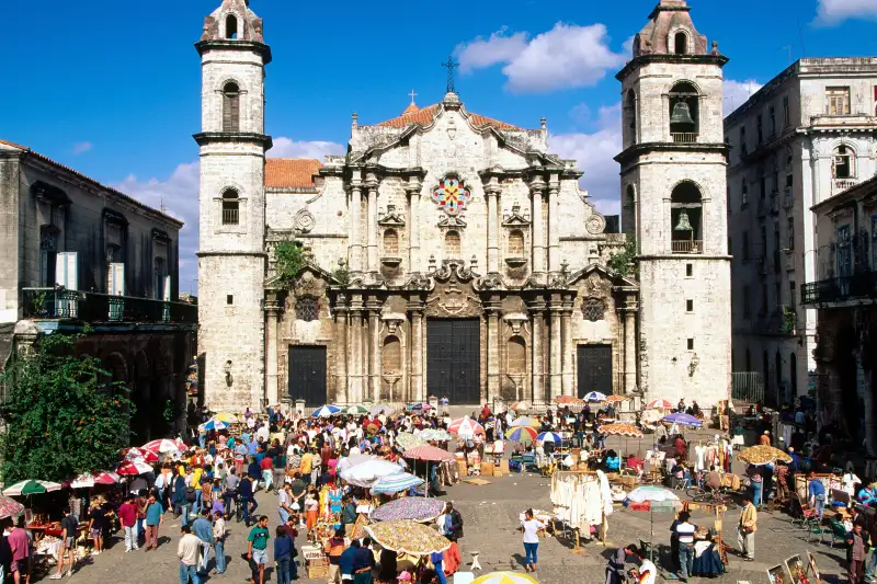 Catedral de San Cristobal, Havana, Cuba.