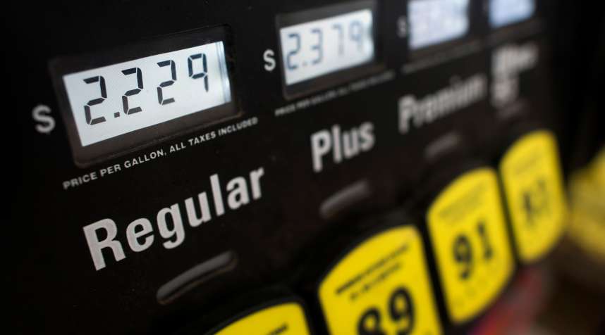The price of fuel is seen on a pump at a Sunoco Inc. gas station in Rockbridge, Ohio, U.S., on Wednesday, Dec. 17, 2014.