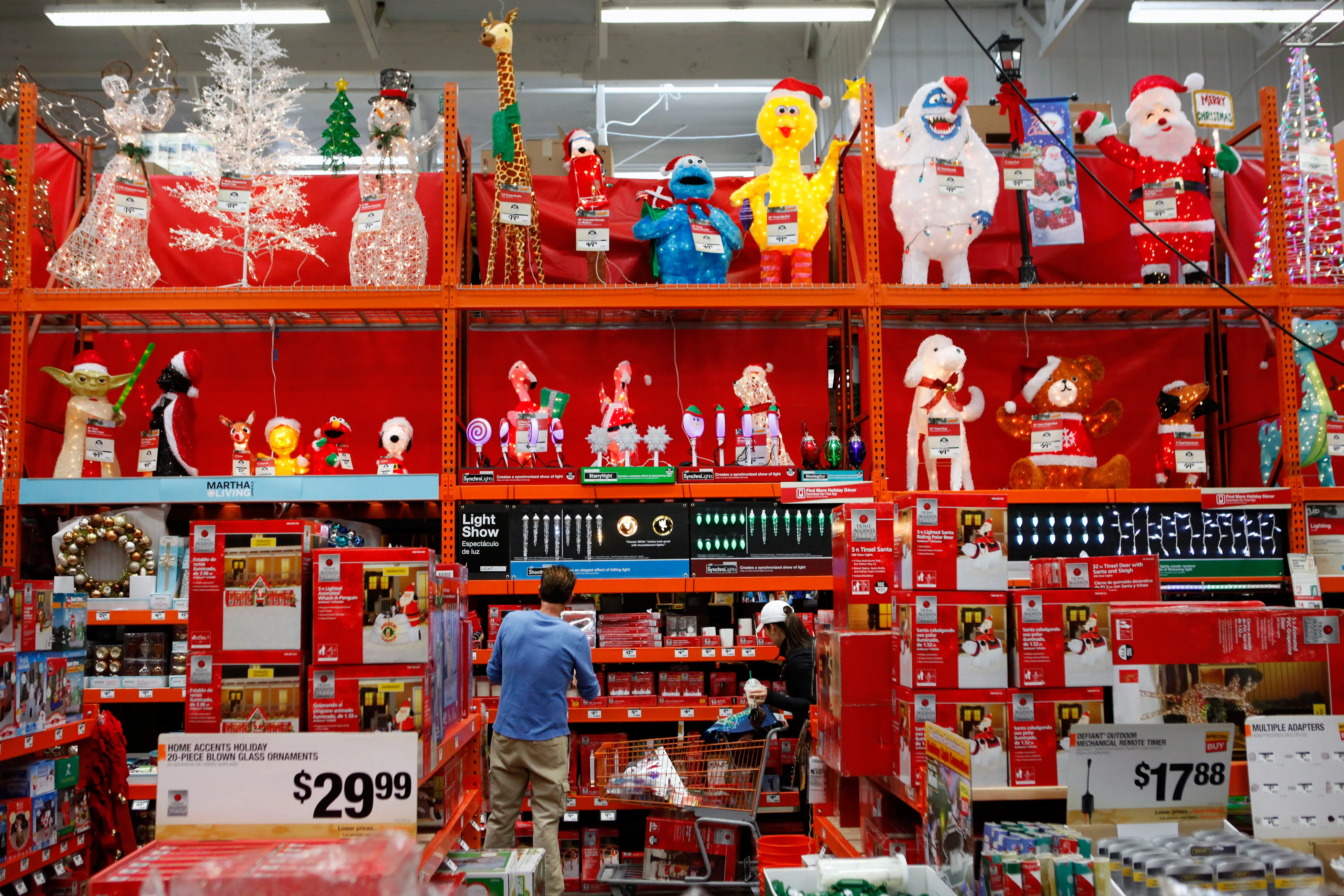 Post Christmas Decorations Deals At Home Depot Walmart Target Sears Money