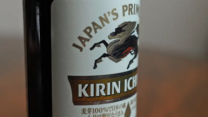 Japanese Kirin Ichiban beer