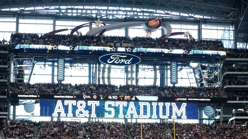 The NFC Wildcard Playoff Game between the Detroit Lions and the Dallas Cowboys at AT&T Stadium on January 4, 2015 in Arlington, Texas.