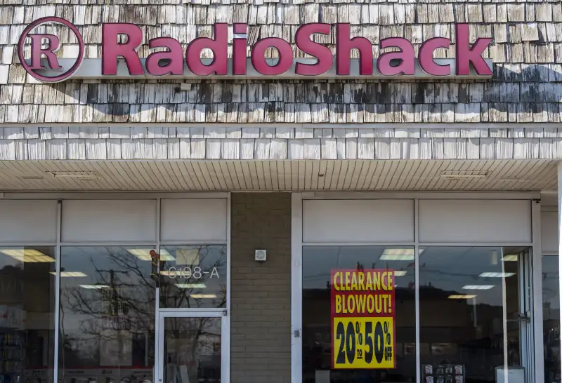 RadioShack consumers electronics store, Falls Church, Virginia.