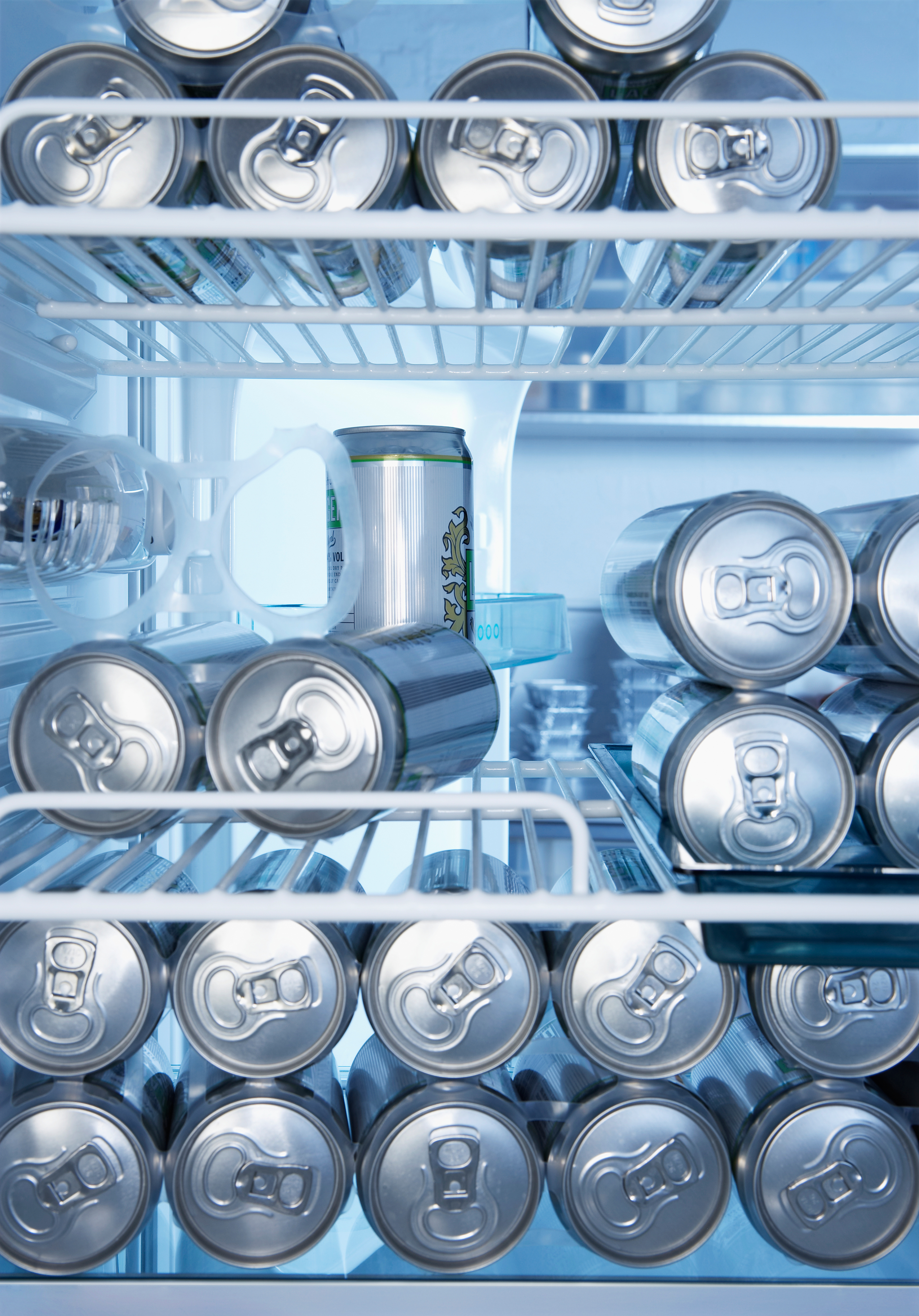 refrigerator of beer