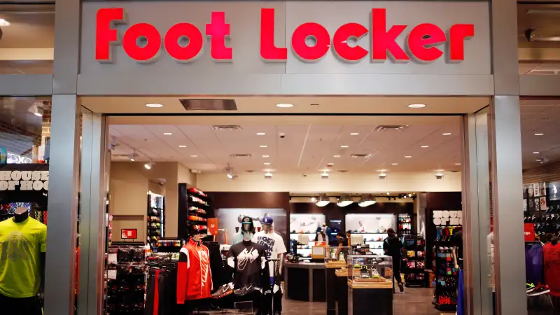 Foot Locker store inside the South Park Mall in Strongsville, Ohio, U.S.