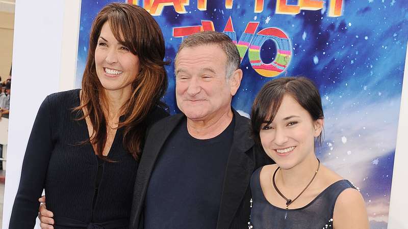 Susan Williams, Robin Williams and Zelda Williams attend the  Happy Feet Two  Los Angeles Premiere at Grauman's Chinese Theatre on November 13, 2011 in Hollywood, California.