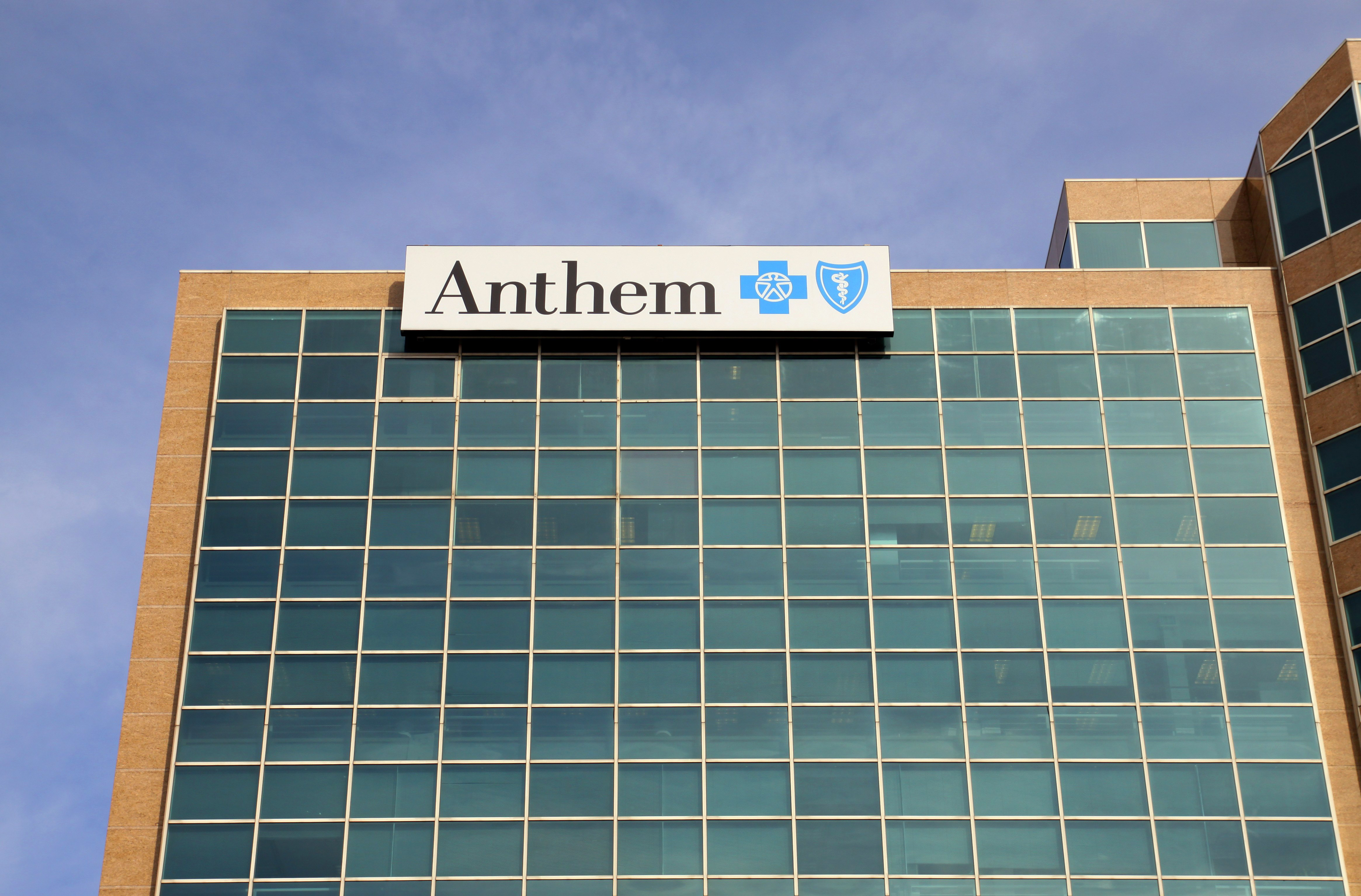 Anthem Blue Cross and Blue Shield building, in St. Louis, Missouri.