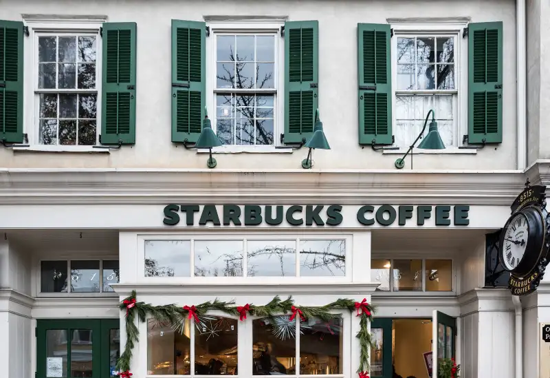 Starbucks coffee shop, Philadelphia, Pennsylvania.
