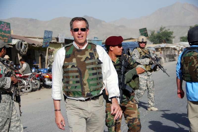 NBC Nightly News anchor Brian Williams visits with U.S. Special Forces in Afghanistan, June 12, 2008.