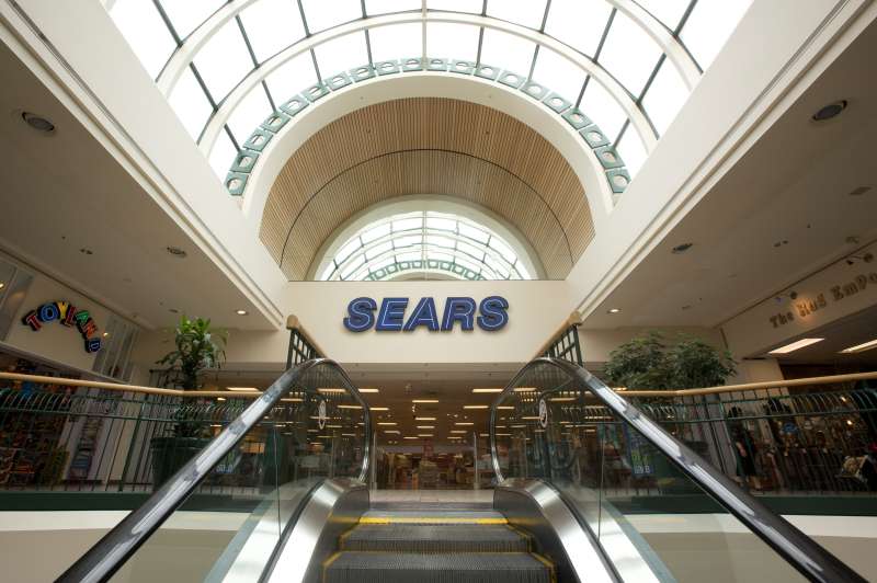 Sears store in the mall
