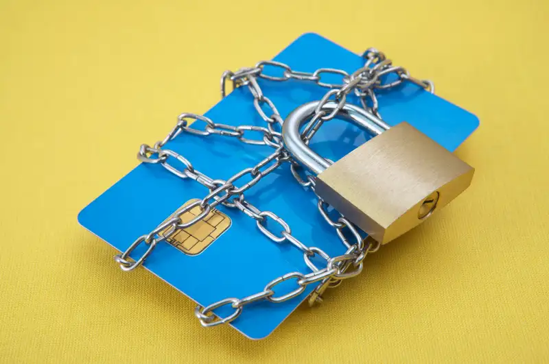 Locked up credit card