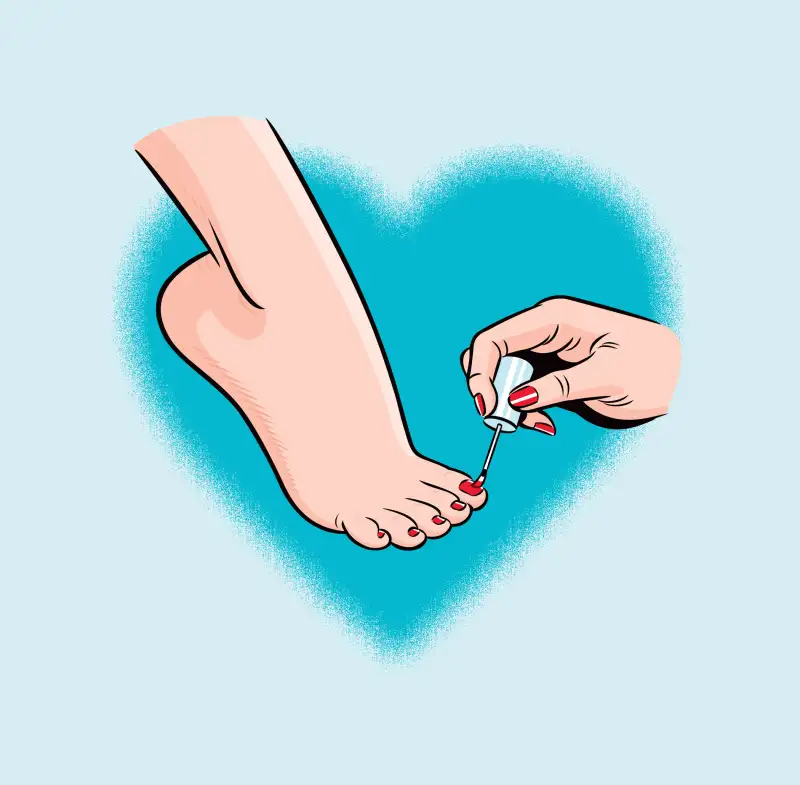 pedicure illustration