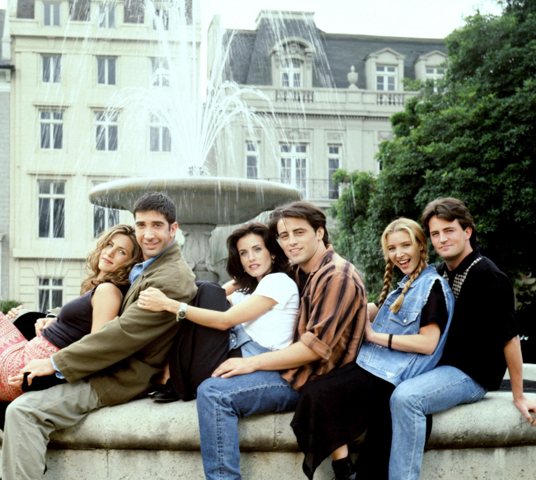 FRIENDS with Jennifer Aniston, David Schwimmer, Courteney Cox Arquette, Matt LeBlanc, Lisa Kudrow and Matthew Perry, (Season 1), 1994-2004.