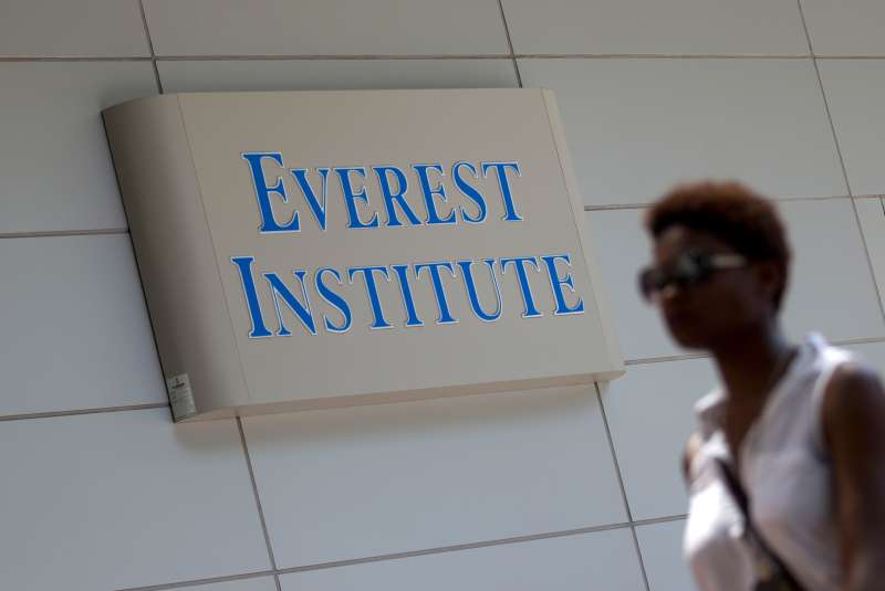 Everest Institute in Silver Spring, Md. Corinthian Colleges, which owns Everest, Heald College and WyoTech schools, is being sued by the federal Consumer Financial Protection Bureau for what it calls a “predatory lending scheme,” the agency said Tuesday, Sept. 16, 2014.